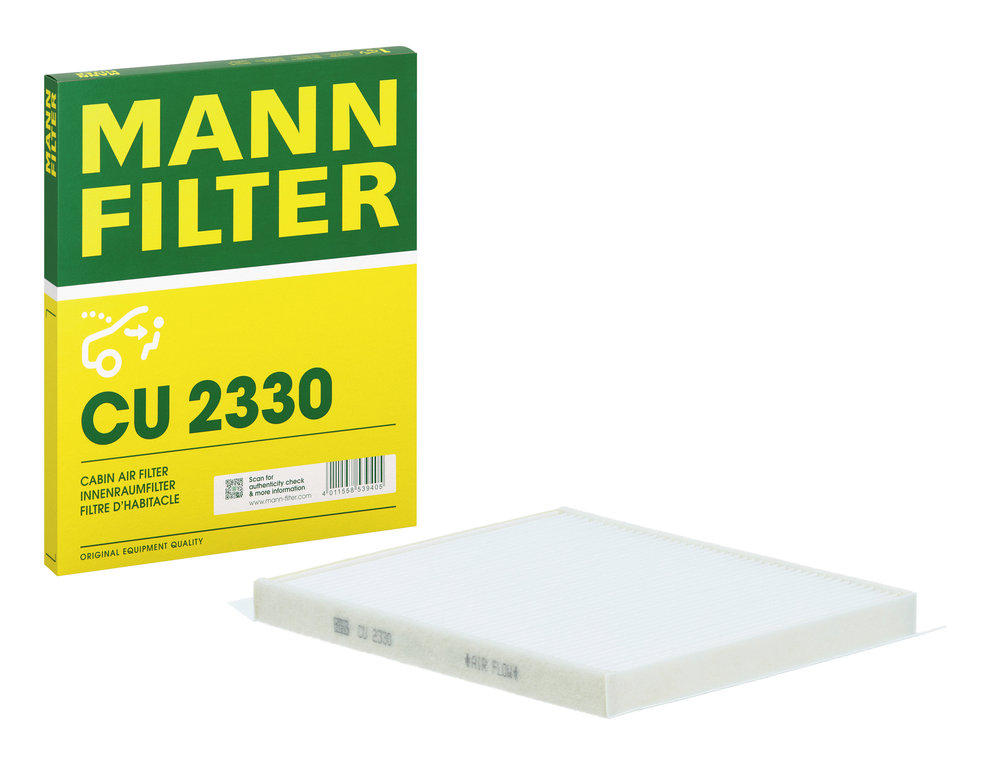 Ilustracja CU 2330 MANN-FILTER filtr kabinowy