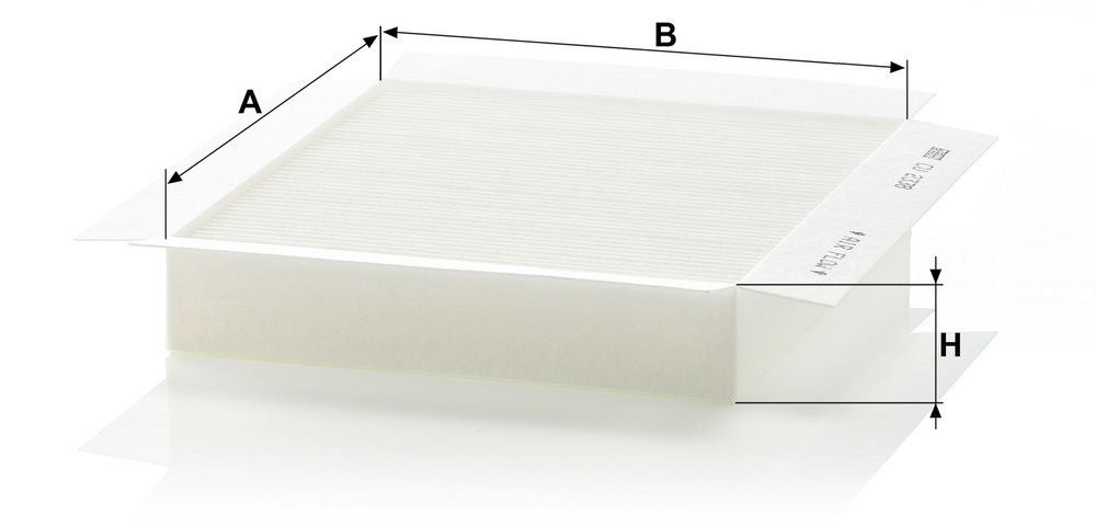 Ilustracja CU 2338 MANN-FILTER filtr kabinowy