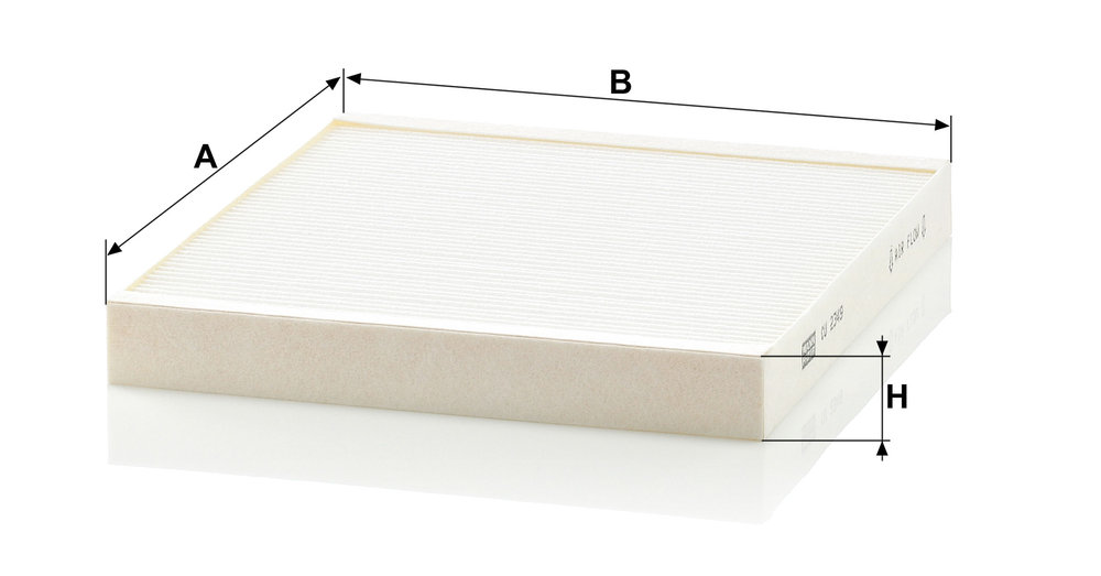 Ilustracja CU 2349 MANN-FILTER filtr kabinowy