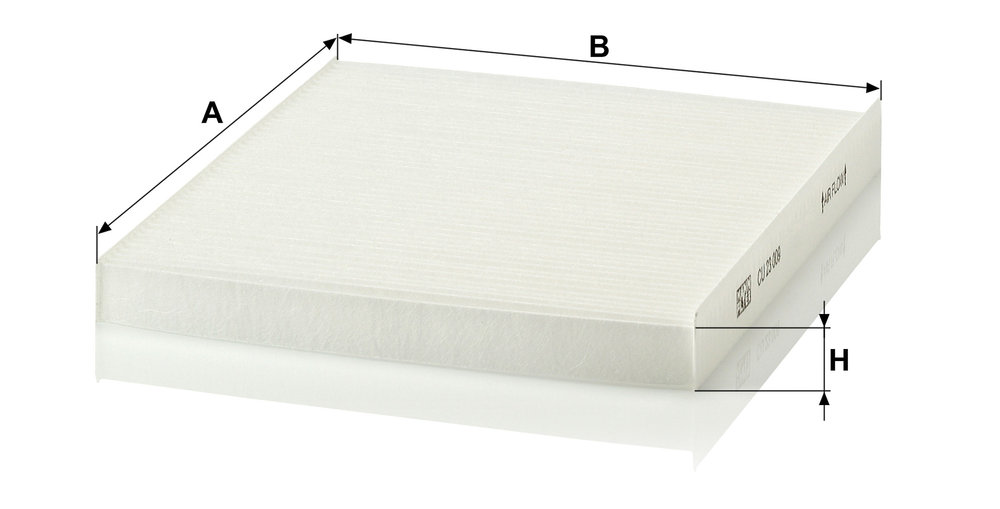 Ilustracja CU 23 009 MANN-FILTER filtr kabinowy