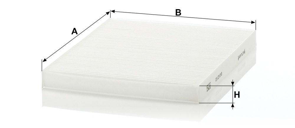 Ilustracja CU 23 010 MANN-FILTER filtr kabinowy