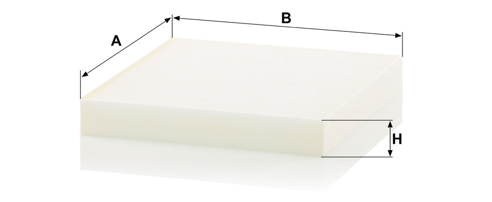 Ilustracja CU 23 019 MANN-FILTER filtr kabinowy