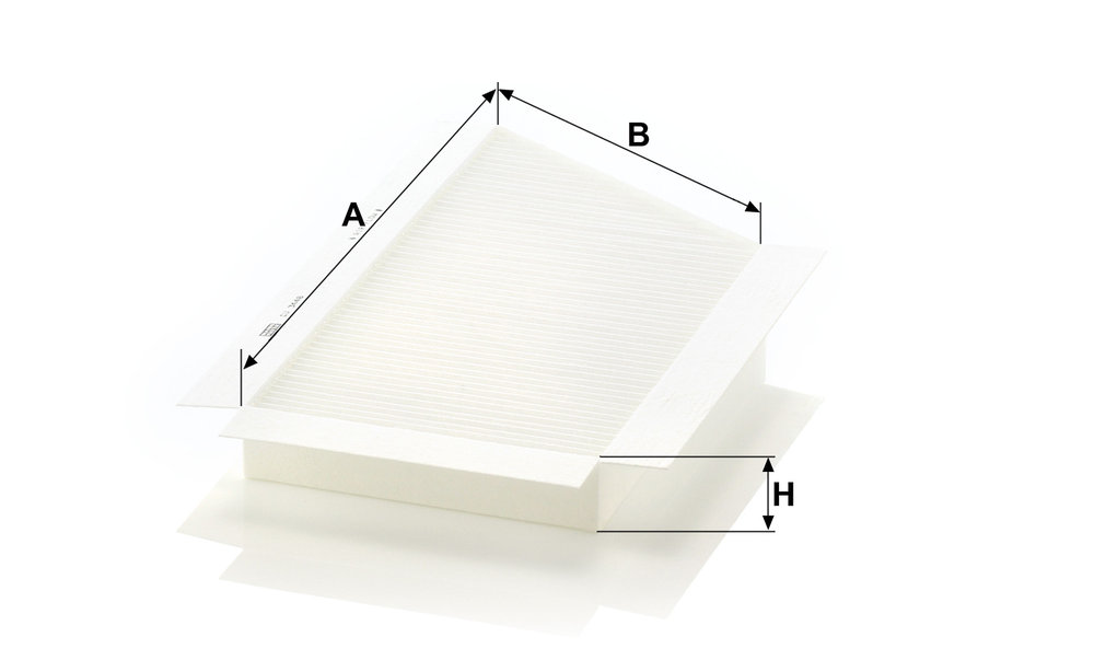 Ilustracja CU 3448 MANN-FILTER filtr kabinowy