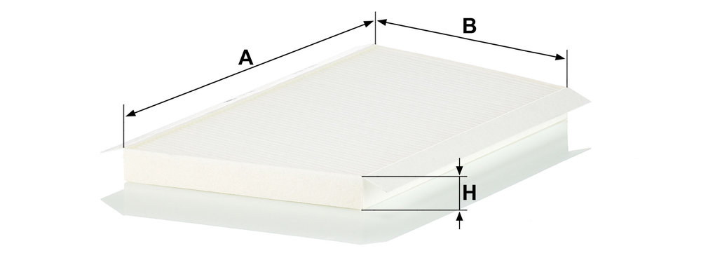 Ilustracja CU 3461 MANN-FILTER filtr kabinowy