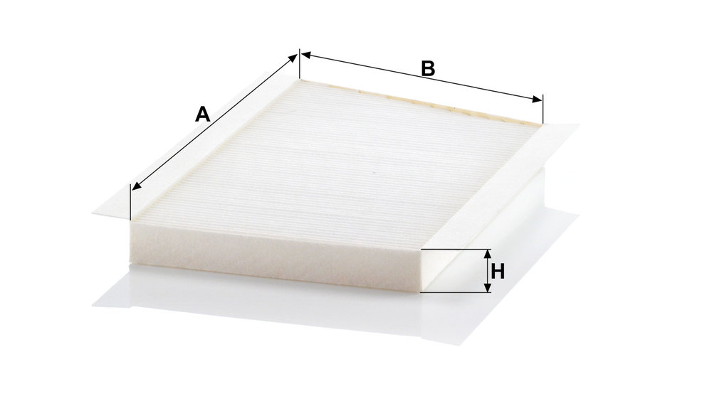Ilustracja CU 3461/1 MANN-FILTER filtr kabinowy