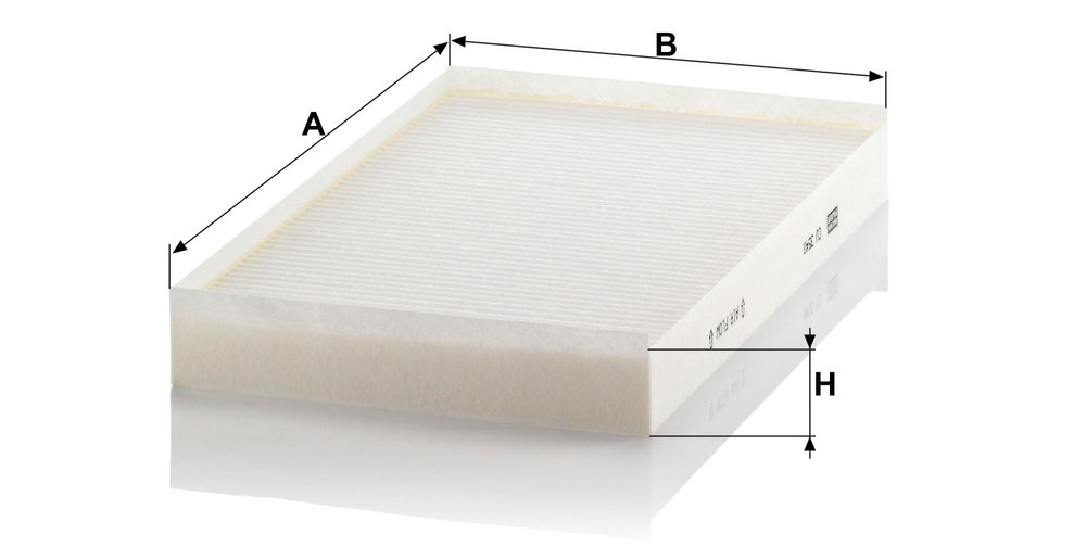 Ilustracja CU 3540 MANN-FILTER filtr kabinowy