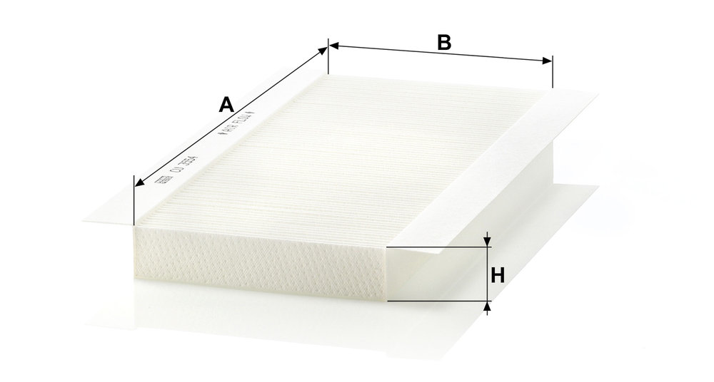 Ilustracja CU 3554 MANN-FILTER filtr kabinowy