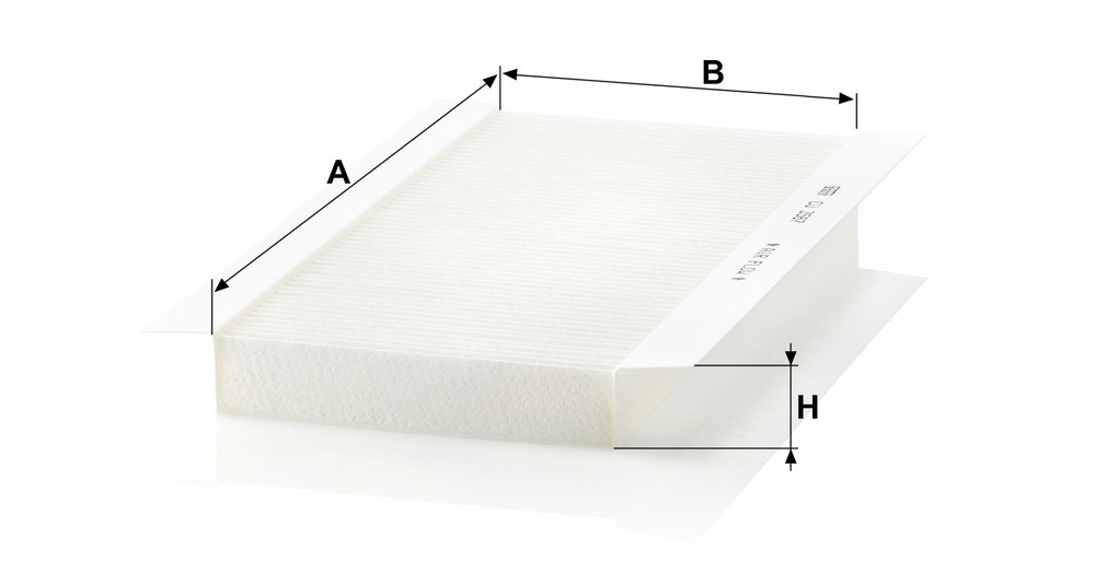 Ilustracja CU 3567 MANN-FILTER filtr kabinowy