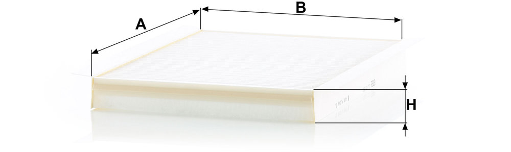 Ilustracja CU 3780 MANN-FILTER filtr kabinowy