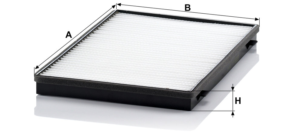 Ilustracja CU 3943 MANN-FILTER filtr kabinowy