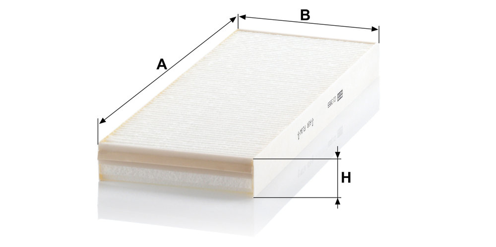 Ilustracja CU 3959 MANN-FILTER filtr kabinowy
