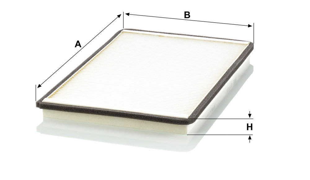 Ilustracja CU 3032 MANN-FILTER filtr kabinowy