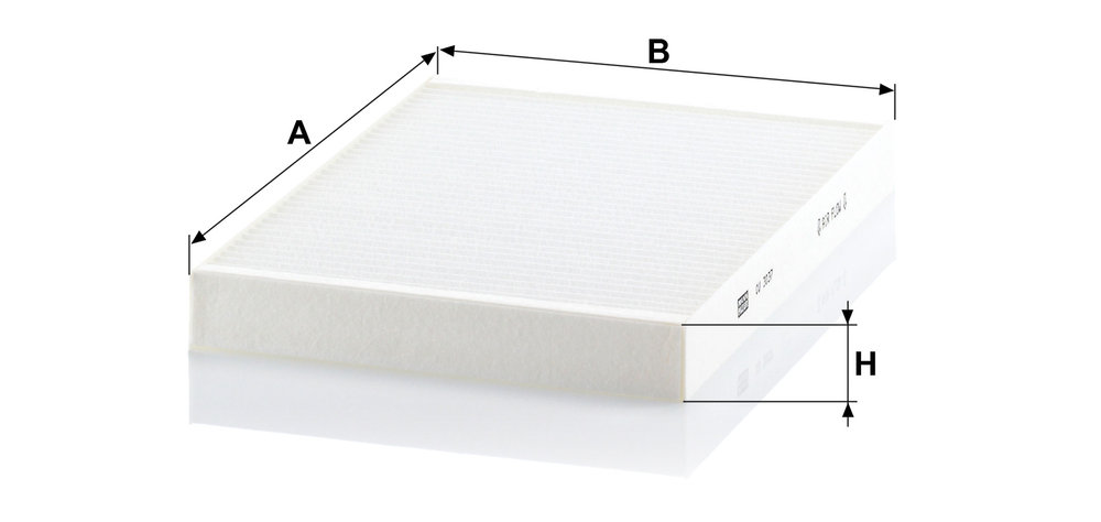 Ilustracja CU 3037 MANN-FILTER filtr kabinowy
