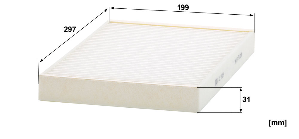 Ilustracja CU 3054 MANN-FILTER filtr kabinowy