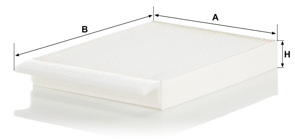 Ilustracja CU 30 012 MANN-FILTER filtr kabinowy