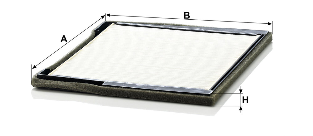 Ilustracja CU 3136 MANN-FILTER filtr kabinowy