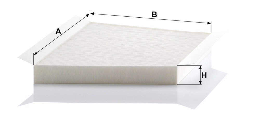 Ilustracja CU 3172 MANN-FILTER filtr kabinowy