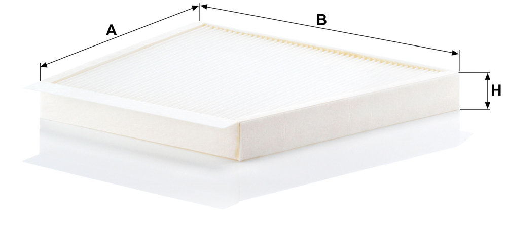 Ilustracja CU 3172/1 MANN-FILTER filtr kabinowy