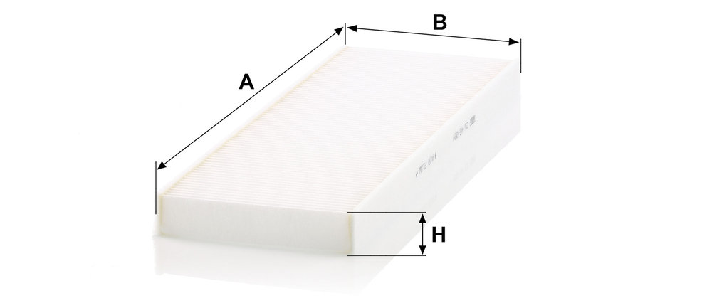 Ilustracja CU 45 004 MANN-FILTER filtr kabinowy