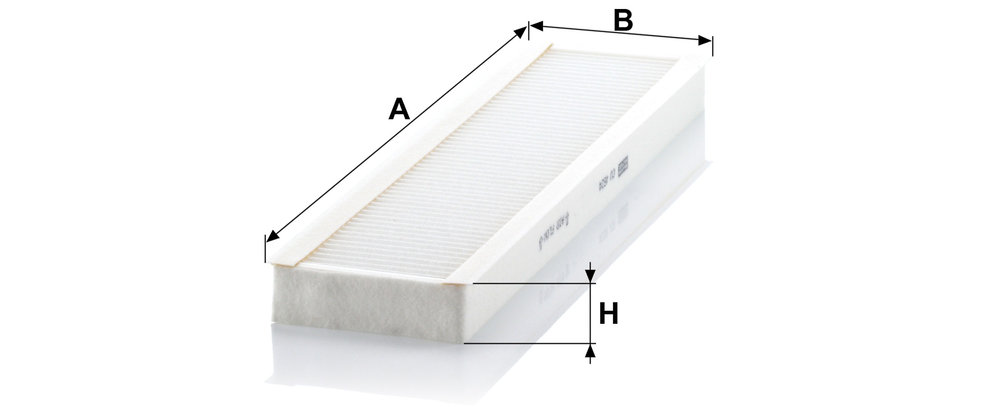 Ilustracja CU 4624 MANN-FILTER filtr kabinowy