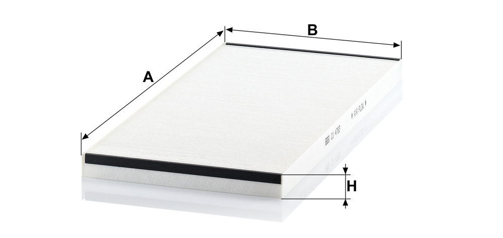 Ilustracja CU 4783 MANN-FILTER filtr kabinowy