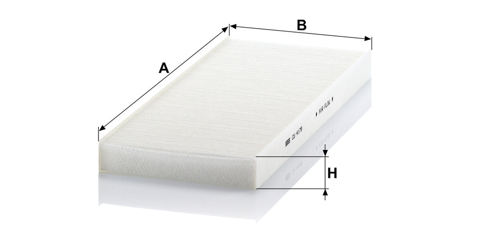 Ilustracja CU 4179 MANN-FILTER filtr kabinowy