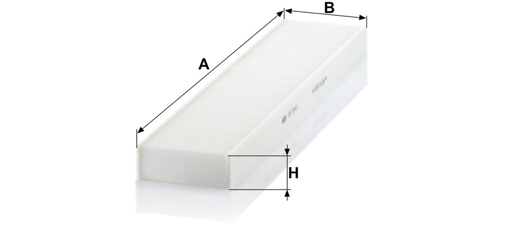 Ilustracja CU 5141 MANN-FILTER filtr kabinowy