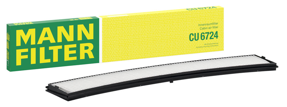 Ilustracja CU 6724 MANN-FILTER filtr kabinowy