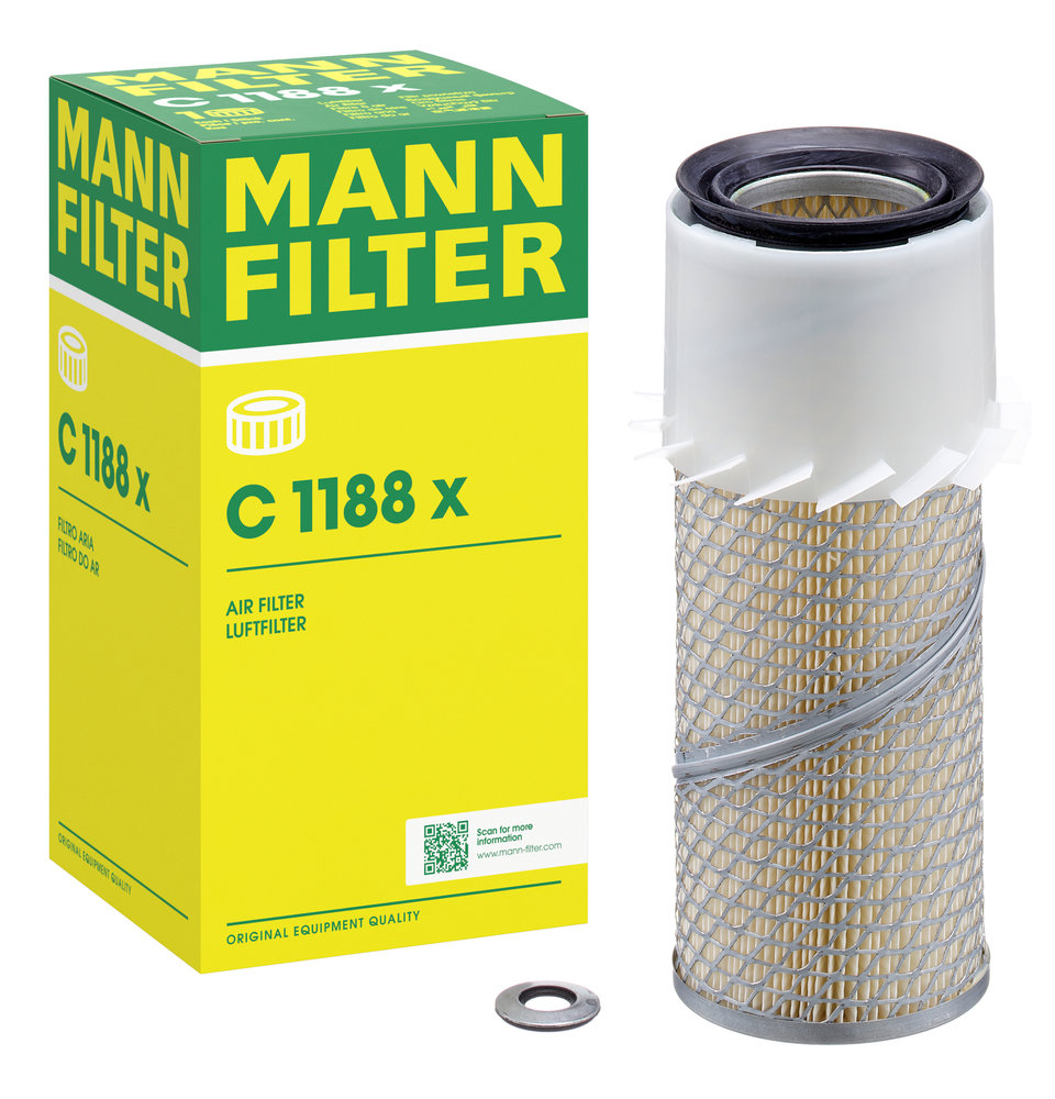 Ilustracja C 1188 x MANN-FILTER filtr powietrza