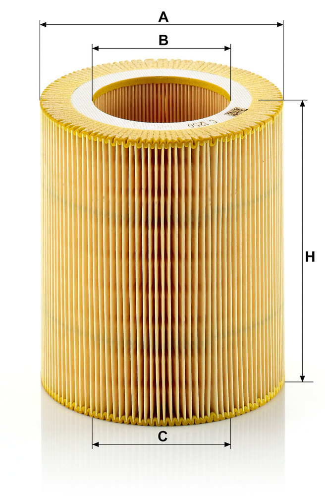 Ilustracja C 1250 MANN-FILTER filtr powietrza