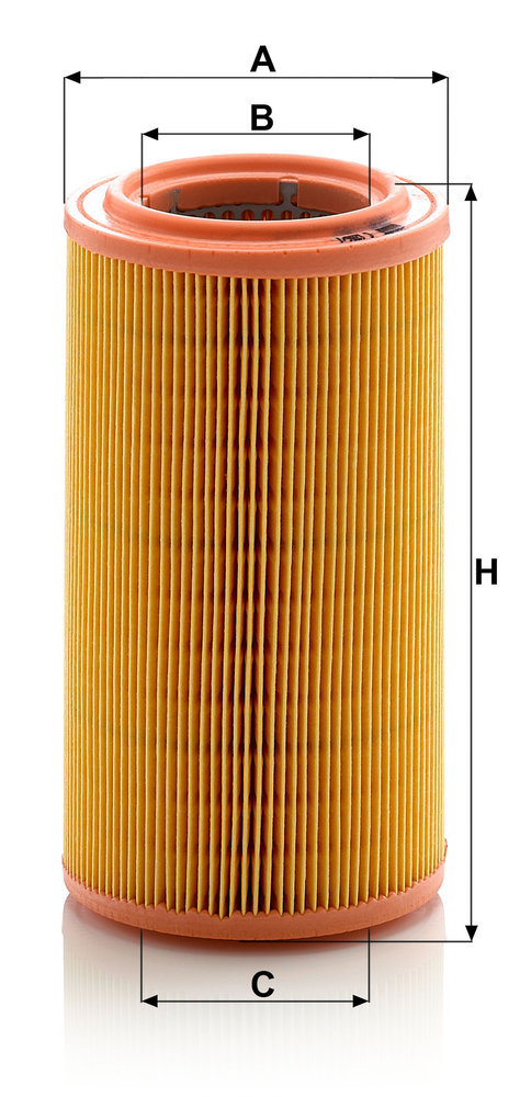 Ilustracja C 1286/1 MANN-FILTER filtr powietrza