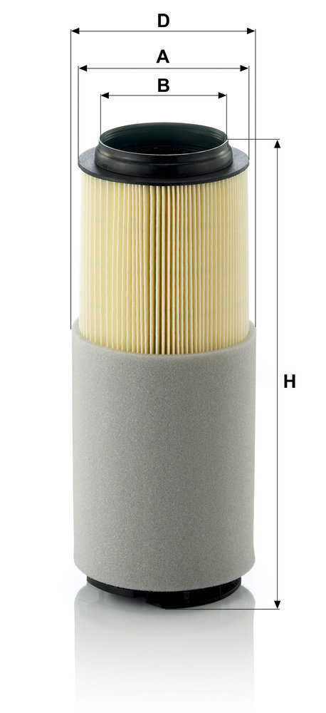 Ilustracja C 12 003 MANN-FILTER filtr powietrza