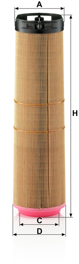 Ilustracja C 12 178/1 MANN-FILTER filtr powietrza