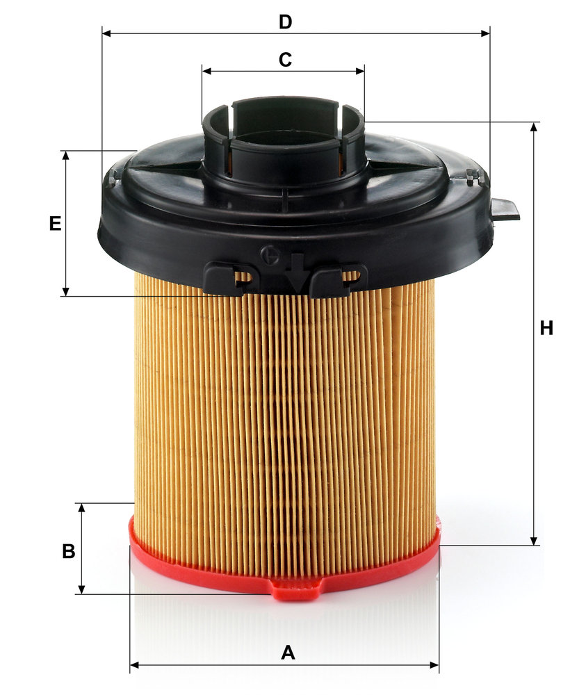 Ilustracja C 1468/2 MANN-FILTER filtr powietrza
