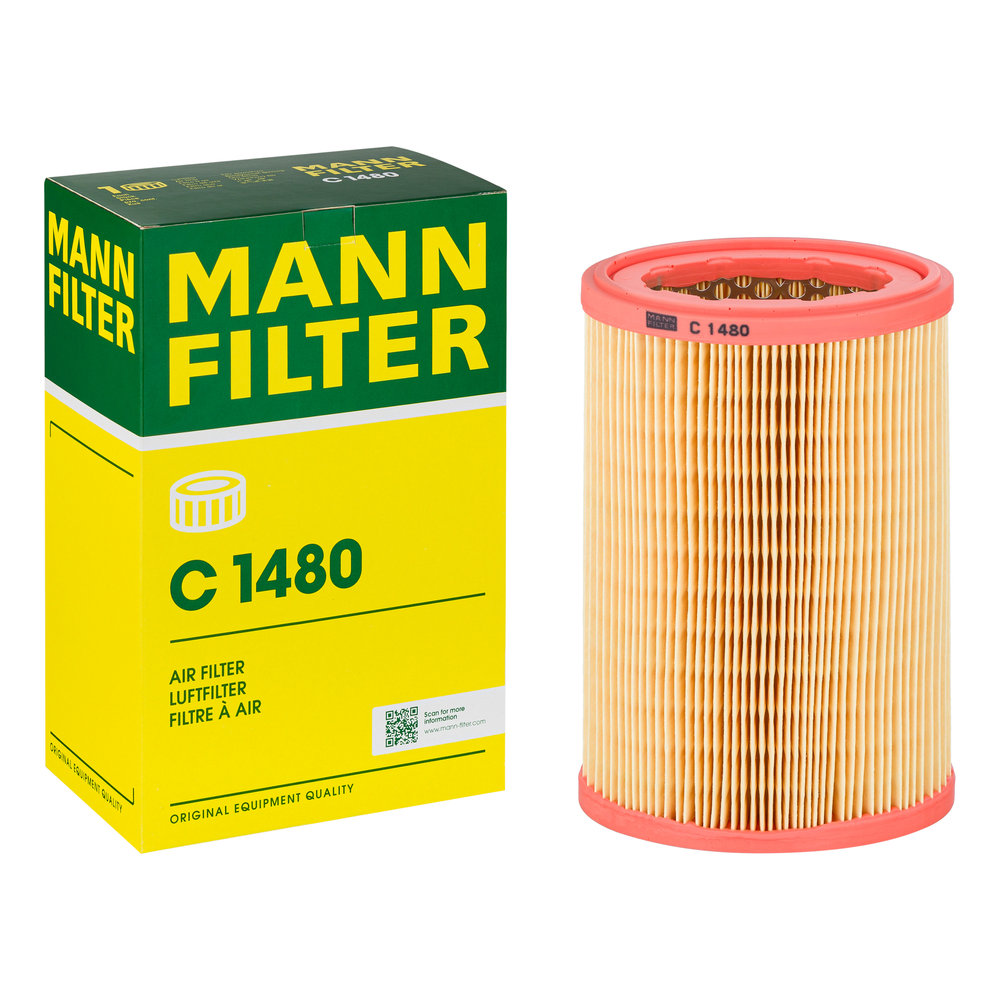 Ilustracja C 1480 MANN-FILTER filtr powietrza