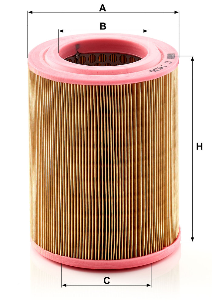 Ilustracja C 1430 MANN-FILTER filtr powietrza