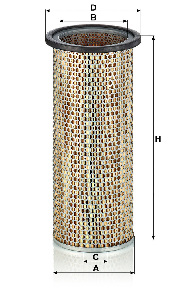 Ilustracja C 17 149 MANN-FILTER filtr powietrza wtórnego