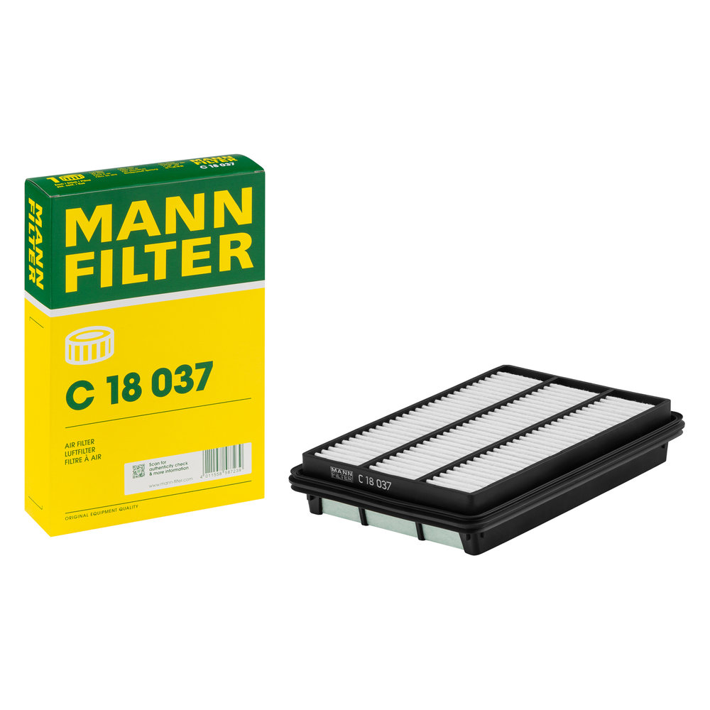 Ilustracja C 18 037 MANN-FILTER filtr powietrza