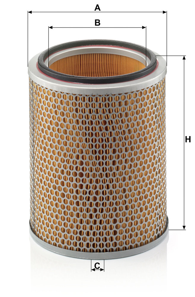 Ilustracja C 22 224 MANN-FILTER filtr powietrza