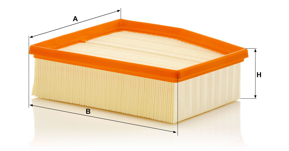Ilustracja C 23 124 MANN-FILTER filtr powietrza