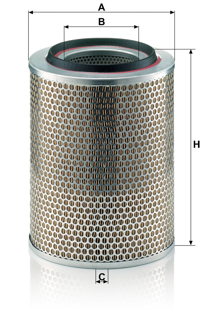 Ilustracja C 23 440/2 MANN-FILTER filtr powietrza