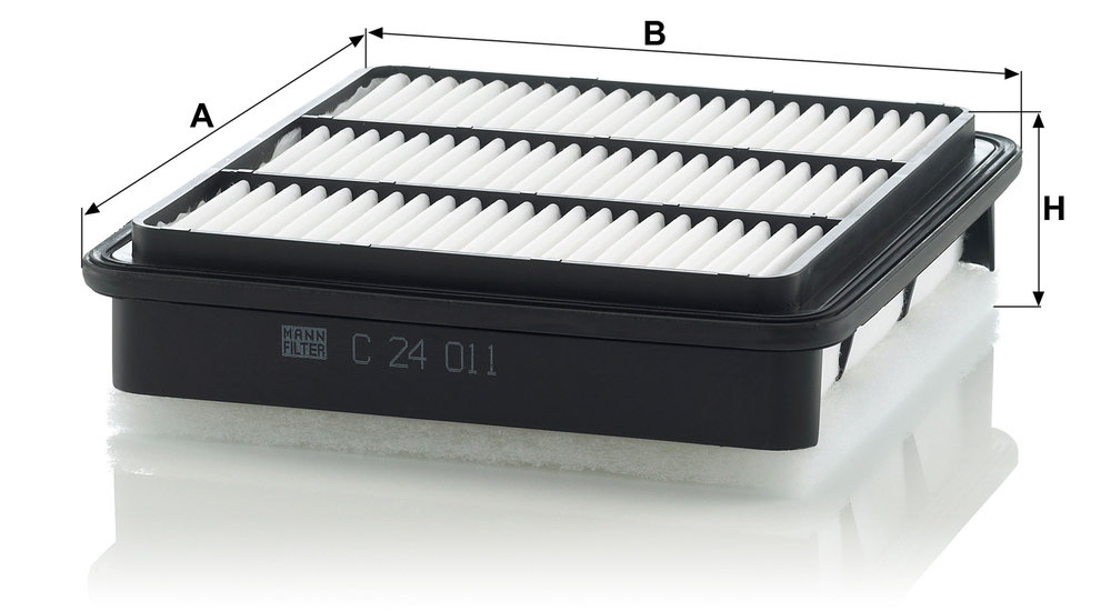 Ilustracja C 24 011 MANN-FILTER filtr powietrza
