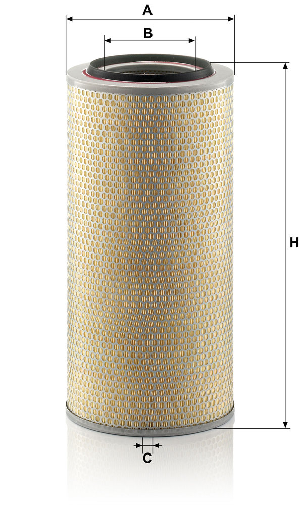 Ilustracja C 24 650/6 MANN-FILTER filtr powietrza