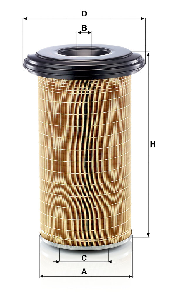 Ilustracja C 24 650/7 MANN-FILTER filtr powietrza