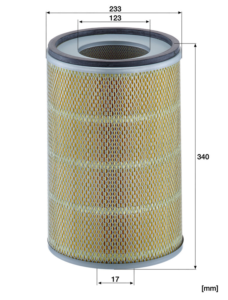 Ilustracja C 24 719 MANN-FILTER filtr powietrza