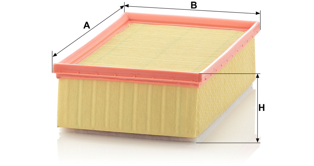 Ilustracja C 25 136 MANN-FILTER filtr powietrza
