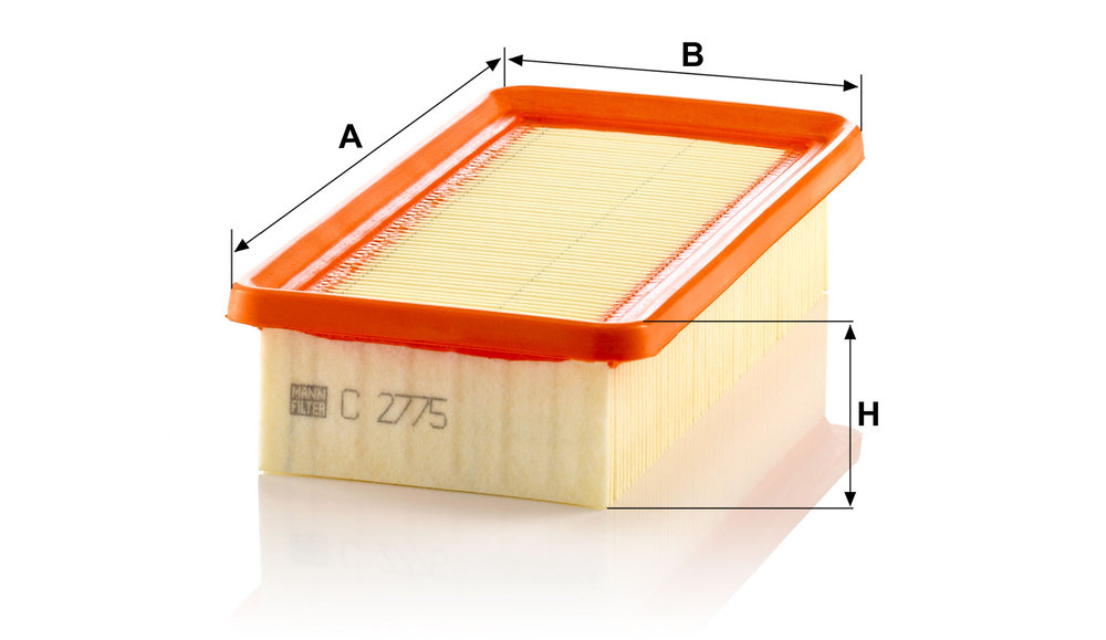 Ilustracja C 2775 MANN-FILTER filtr powietrza