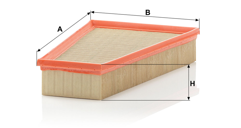 Ilustracja C 27 124 MANN-FILTER filtr powietrza