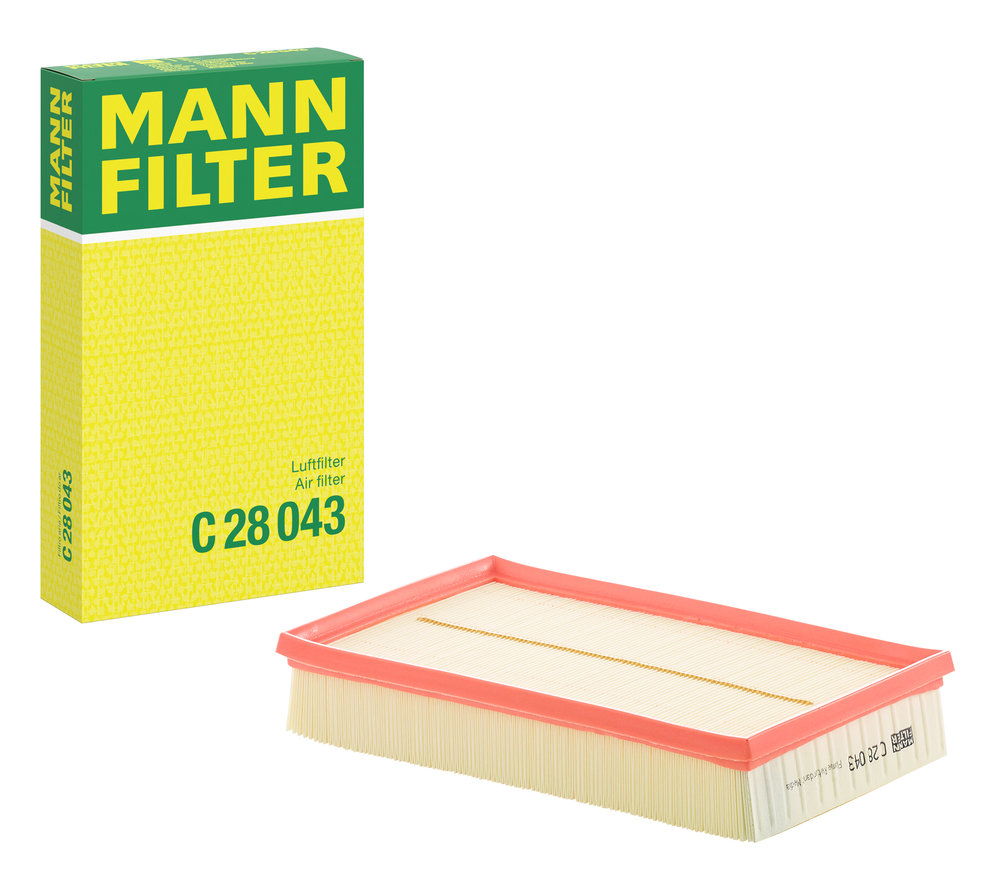 Ilustracja C 28 043 MANN-FILTER filtr powietrza