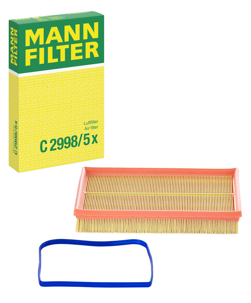 Ilustracja C 2998/5 x MANN-FILTER filtr powietrza